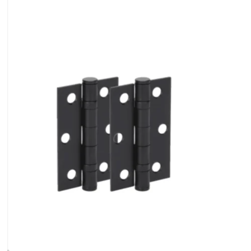 76mm (3'') Ball Bearing Hinge Pair, Matt Black (108611)