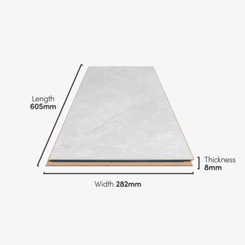 White Granite - Universo Water-Resistant 8mm Water-Resistant Laminate Flooring (113496) -Oak Door Store 1654527945 52470100