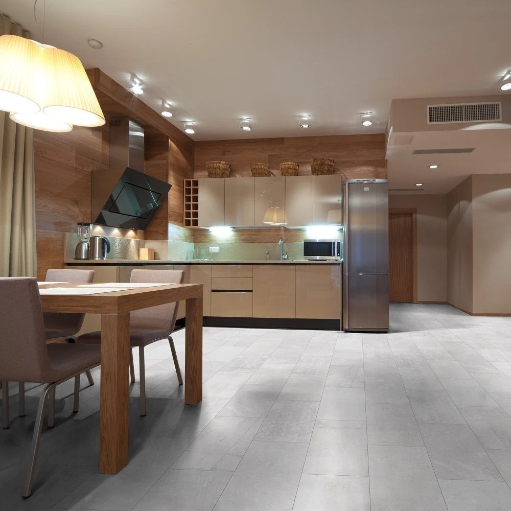 Concrete White Stone - Universo Water-Resistant 8mm Water-Resistant Laminate Flooring (113504) 1 Concrete White Stone - Universo Water-Resistant 8mm Water-Resistant Laminate Flooring (113504)