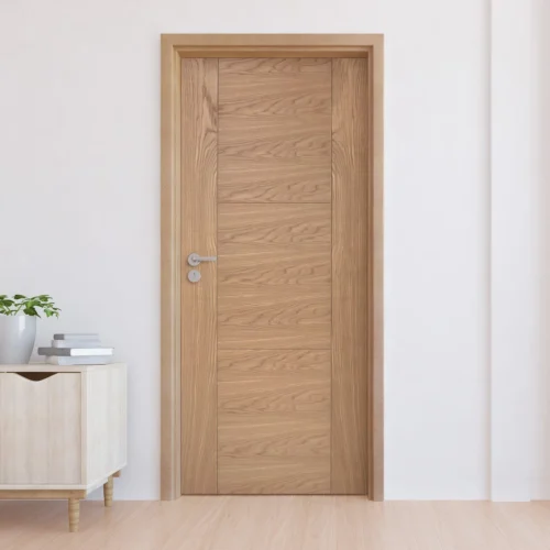 Oak Internal Unfinished Trent 3 Panel Door (84452)