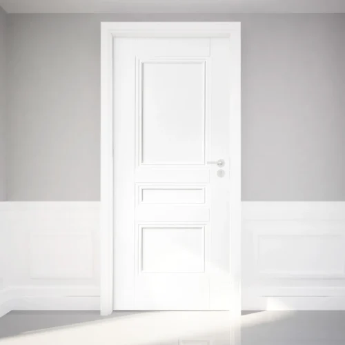 White Internal Primed Elegance Henley 3 Panel FD30 Fire Door (109211)