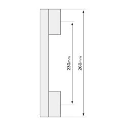 Studio Pull Handle Set - Anthracite Grey (105860) 7 Studio Pull Handle Set - Anthracite Grey (105860) -Oak Door Store 1660119451 99486900