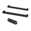 Studio Square Pull Handle Set - Matt Black (115268)