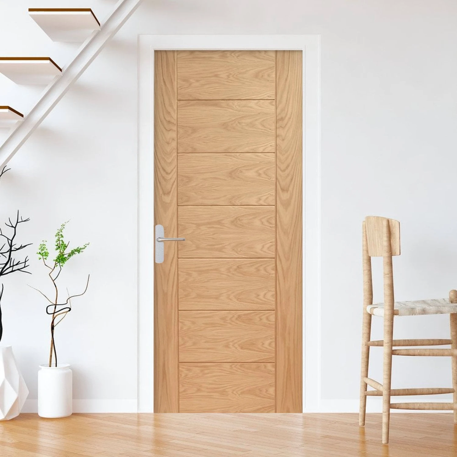 Oak Internal Fully Finished Pedrena Made-to-Measure FD30 Fire Door (122653) 1 Oak Internal Fully Finished Pedrena Made-to-Measure FD30 Fire Door (122653)