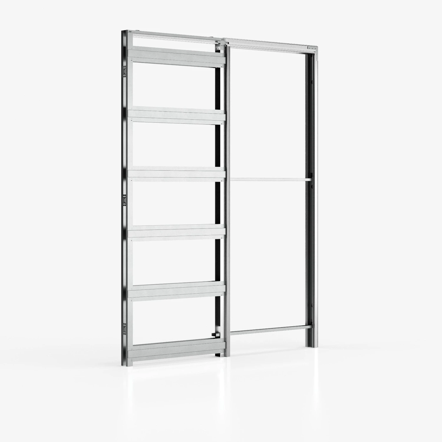 100mm Ermetika Absolute EvoKit Single Frameless Pocket Door System (118489) 2 100mm Ermetika Absolute EvoKit Single Frameless Pocket Door System (118489) - Image 2