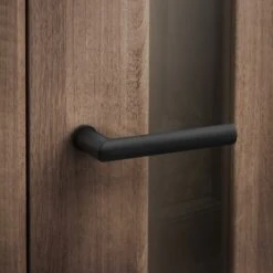 Studio Industrial Round Rose Lever Door Handle Set - Matt Black (307042) 10 Studio Industrial Round Rose Lever Door Handle Set - Matt Black (307042) -Oak Door Store 1688639477 91760500