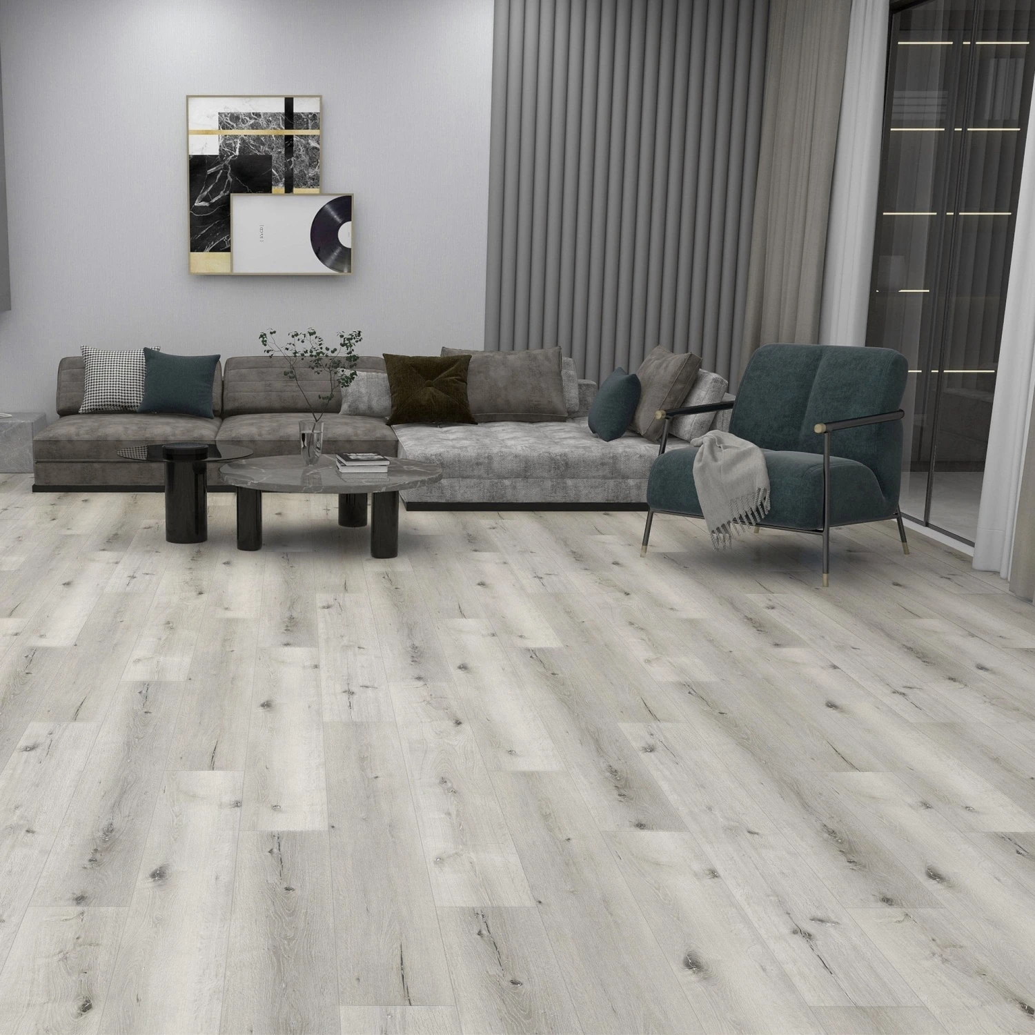 White Rock Oak - Lifestyle SPC 5mm Rigid Core Vinyl Flooring (119013) 1 White Rock Oak - Lifestyle SPC 5mm Rigid Core Vinyl Flooring (119013)