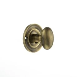 Old English WC Turn And Release Knob - Antique Brass (119784)