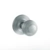 Old English Ripon Reeded Round Mortice Door Knob - Satin Chrome (119754)