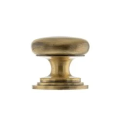 Victorian Louvre Door Knob - Antique Brass (119748)