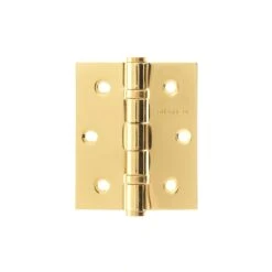 76mm (3'') Ball Bearing Hinge, Polished Brass (52258)
