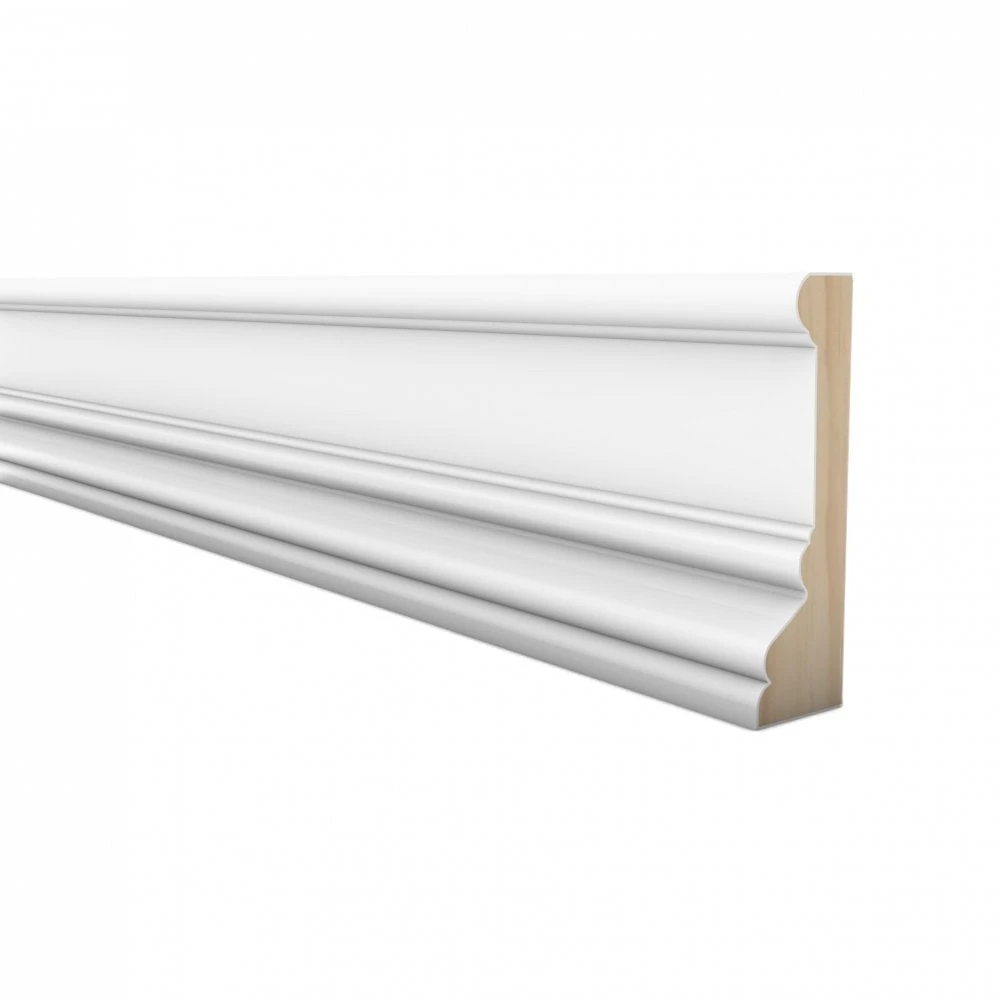 White - 2.4m Painted Architrave Moulding (120097) 1 White - 2.4m Painted Architrave Moulding (120097)