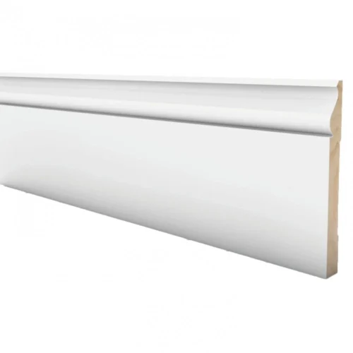White - 2.4m Painted Decorative Skirting Board (120103)