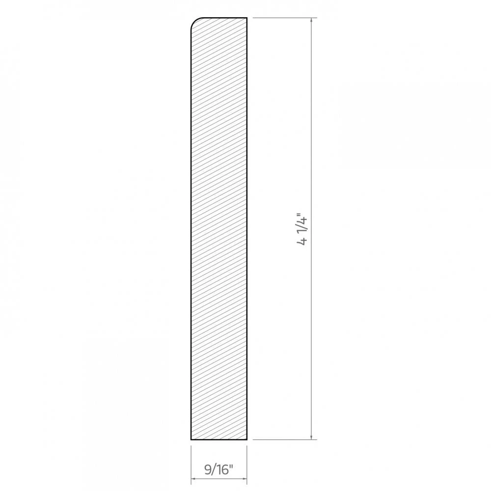 White - 2.4m Painted Medium Base Moulding (120104) 3 White - 2.4m Painted Medium Base Moulding (120104) - Image 3
