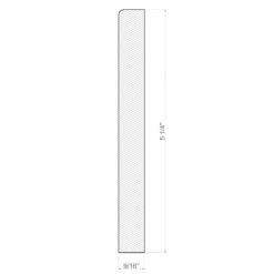 White - 2.4m Painted Large Base Moulding (120105) 5 White - 2.4m Painted Large Base Moulding (120105) -Oak Door Store 1695889122 51232000
