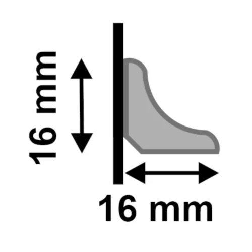 2.4m White Gloss Wrapped Half Round Moulding (120116) -Oak Door Store 1695891008 65072100