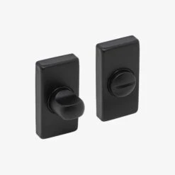 Studio Bathroom WC Turn And Release Lock - Matt Black (324763)