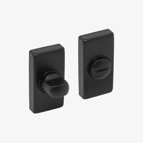 Studio Bathroom WC Turn And Release Lock - Matt Black (324763)