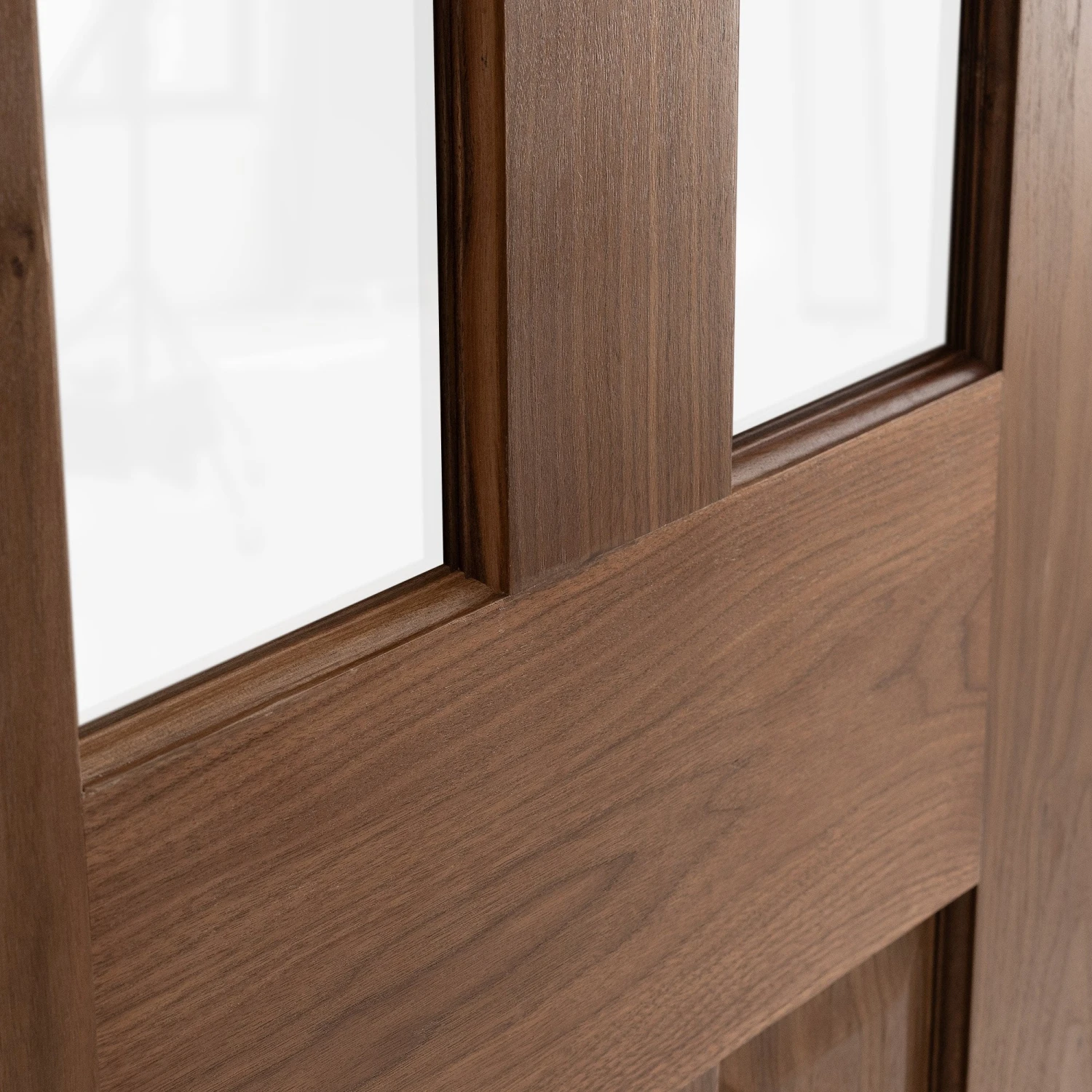 Internal Walnut Fully Finished 1 Light Victorian Door (117108) 6 Internal Walnut Fully Finished 1 Light Victorian Door (117108) - Image 6