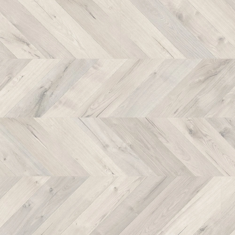 Alnwig Oak - Chevron Parquet 8mm Laminate Flooring (120324) 2 Alnwig Oak - Chevron Parquet 8mm Laminate Flooring (120324) - Image 2
