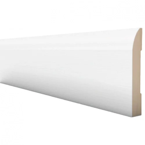 White - 2.4m Painted Chamfered Skirting Board (120101)