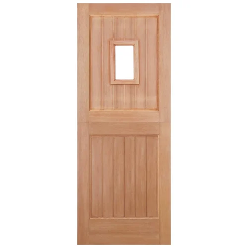 Hardwood External Unfinished 1 Light Clear Glass Stable Door (EXTHWSTBCG) 6 Hardwood External Unfinished 1 Light Clear Glass Stable Door (EXTHWSTBCG) -Oak Door Store 1697805908 03458600