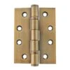102mm (4") CE13 Fire Rated Ball Bearing Hinge Pair - Antique Brass (120414)