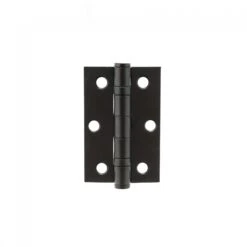 75mm (3'') Ball Bearing Hinge Pair - Matt Black (120644)