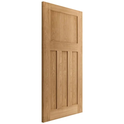 Oak Internal Unfinished 1930's DX 4 Panel Made-to-Measure Door (120457) -Oak Door Store 1700564140 54410400