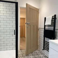 Oak Internal Unfinished 1930's DX 4 Panel Made-to-Measure Door (120457) 12 Oak Internal Unfinished 1930's DX 4 Panel Made-to-Measure Door (120457) -Oak Door Store 1700564141 93599700