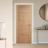 Oak Internal Unfinished Parma 5 Panel Made-to-Measure Door (120463)