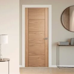Oak Internal Unfinished Parma 5 Panel Made-to-Measure Door (120463)