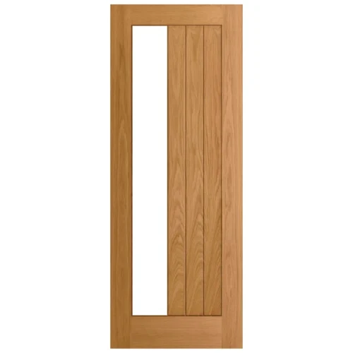 Oak Internal Fully Finished Farley 1 Light Clear Offset Glass Made-to-Measure Door (120480) 5 Oak Internal Fully Finished Farley 1 Light Clear Offset Glass Made-to-Measure Door (120480) -Oak Door Store 1700564379 05447200