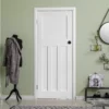 White Internal Primed 1930's DX 4 Panel Made-to-Measure Door (120493)