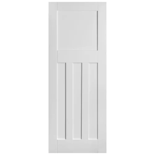 White Internal Primed 1930's DX 4 Panel Made-to-Measure Door (120493) -Oak Door Store 1700564586 53741500