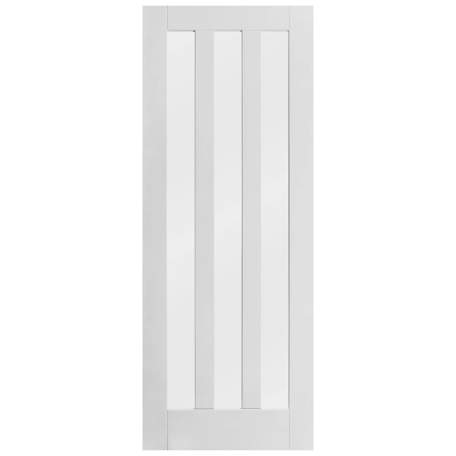 White Internal Primed Ashton 3 Light Obscure Glass Made-to-Measure Door (120498) 3 White Internal Primed Ashton 3 Light Obscure Glass Made-to-Measure Door (120498) - Image 3