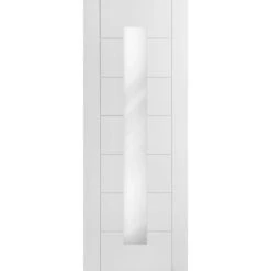 White Internal Primed Pedrena 7 Panel 1 Light Clear Glass Made-to-Measure Door (120519) 7 White Internal Primed Pedrena 7 Panel 1 Light Clear Glass Made-to-Measure Door (120519) -Oak Door Store 1700564815 99595200