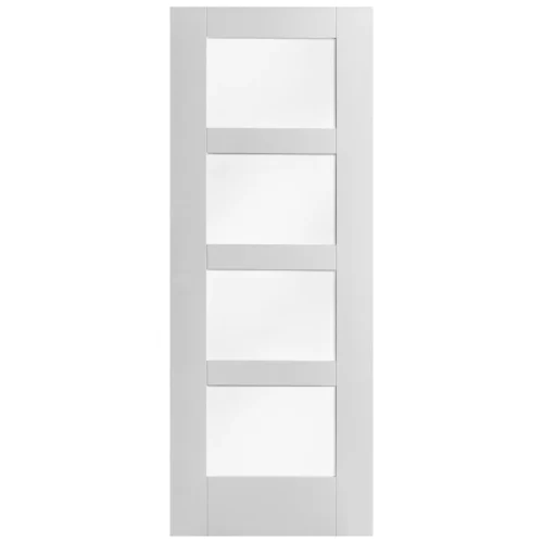 White Internal Primed Shaker 4 Light Obscure Glass Made-to-Measure Door (120523) 7 White Internal Primed Shaker 4 Light Obscure Glass Made-to-Measure Door (120523) -Oak Door Store 1700564859 55522800