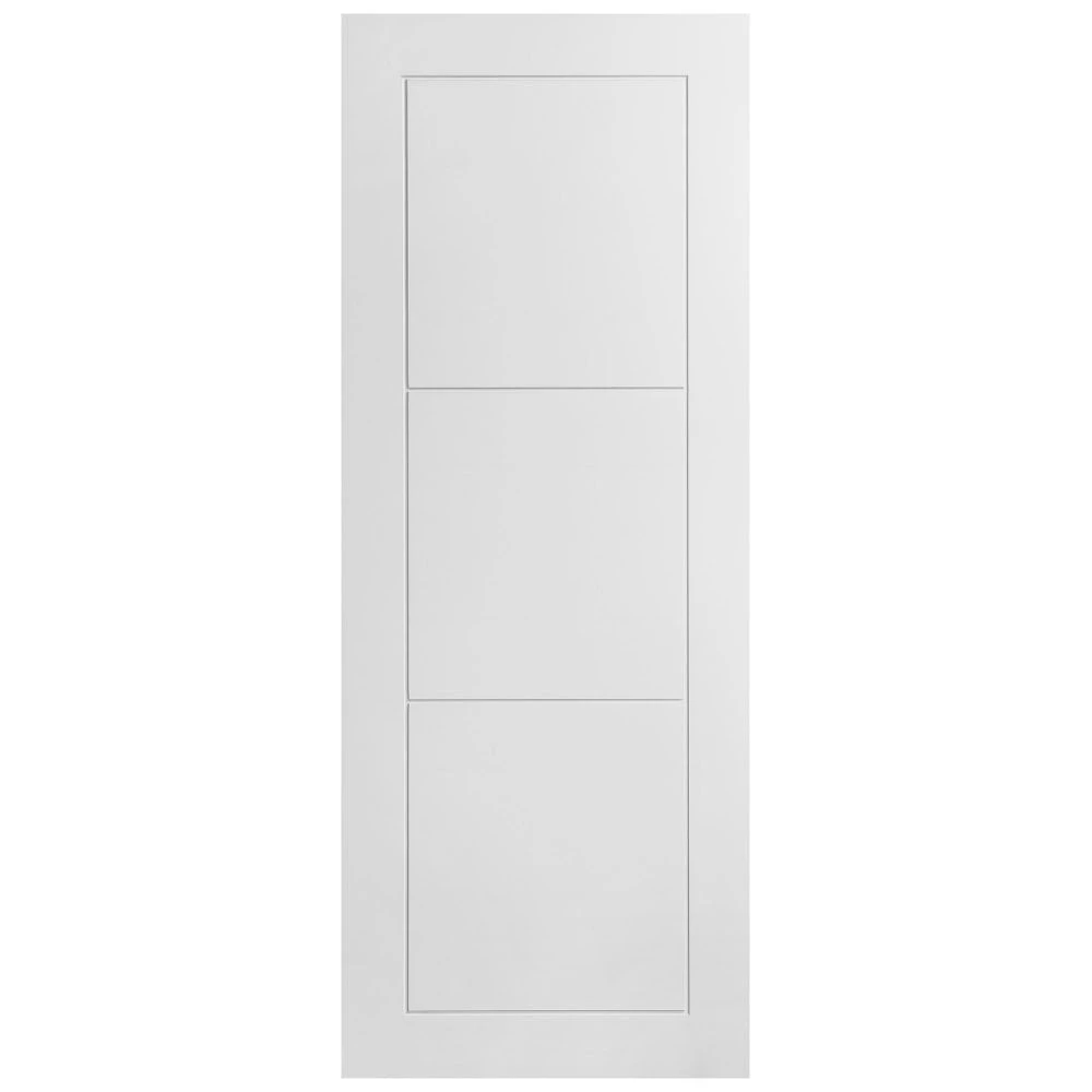 White Internal Primed Temple 3 Panel Made-to-Measure Door (120526) 3 White Internal Primed Temple 3 Panel Made-to-Measure Door (120526) - Image 3