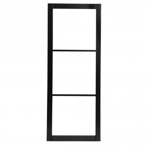 Jet Black Internal Fully Finished Industrial Studio 3 Light Clear Glass Made-to-Measure Door (120536) 7 Jet Black Internal Fully Finished Industrial Studio 3 Light Clear Glass Made-to-Measure Door (120536) -Oak Door Store 1700565004 46259000