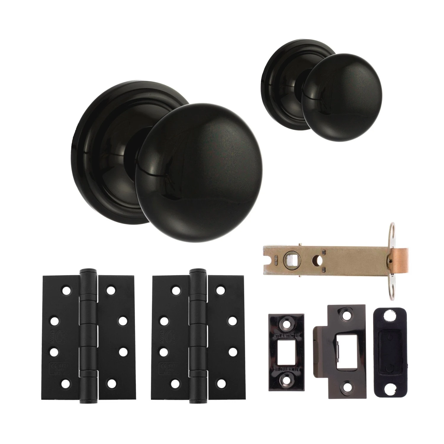 Harrogate Mushroom Mortice CE13 Fire Door Knob Set - Gun Metal (120451) 1 Harrogate Mushroom Mortice CE13 Fire Door Knob Set - Gun Metal (120451)