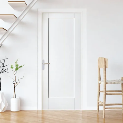 White Internal Primed Pattern 10 FD30 Fire Door (51768)