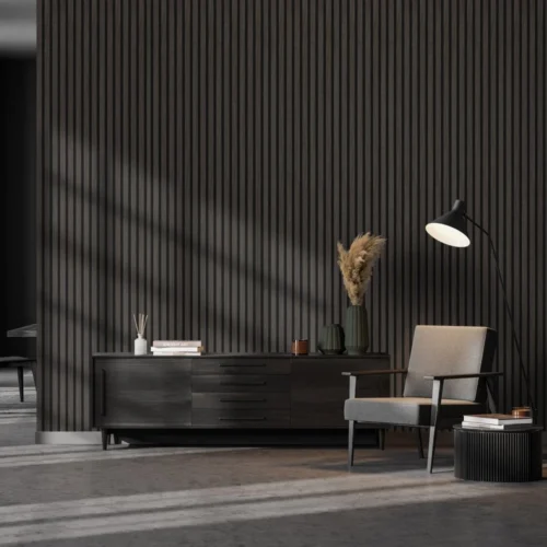 Liberty Dark Grey - Elevation Acoustic 20mm Fully Finished Wall Panelling (120985)