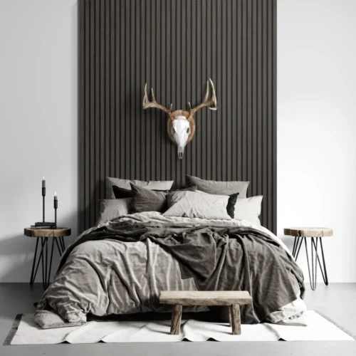 Liberty Dark Grey - Elevation Acoustic 20mm Fully Finished Wall Panelling (120985) -Oak Door Store 1708086507 59207800