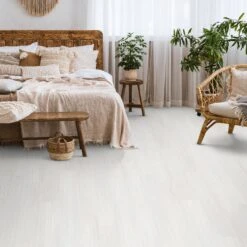 Misty White - Impressive 6mm Rigid Core Vinyl Flooring (119557)