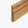 Oak Fully Finished 2.4m Grooved Ogee Skirting Board (120318)