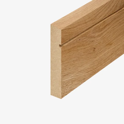 Oak Fully Finished 2.4m Grooved Shaker Skirting Board (120317)