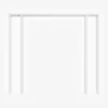 White Internal Primed Room Divider Door Frame Kit (119881)