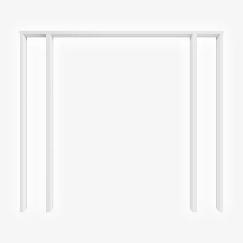 White Internal Primed Room Divider Door Frame Kit (119881)