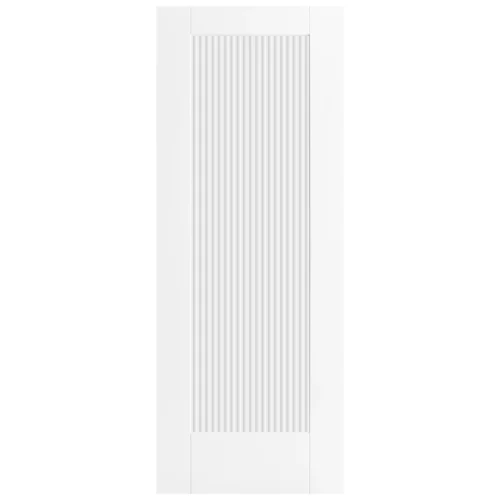 White Internal Primed Pattern 10 1 Light Reeded Glass Door (121051) -Oak Door Store 1709562954 77228800